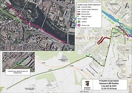 Cinco calles de Salamanca permanecerán cerradas al tráfico por el Duatlón Grupo Andrés