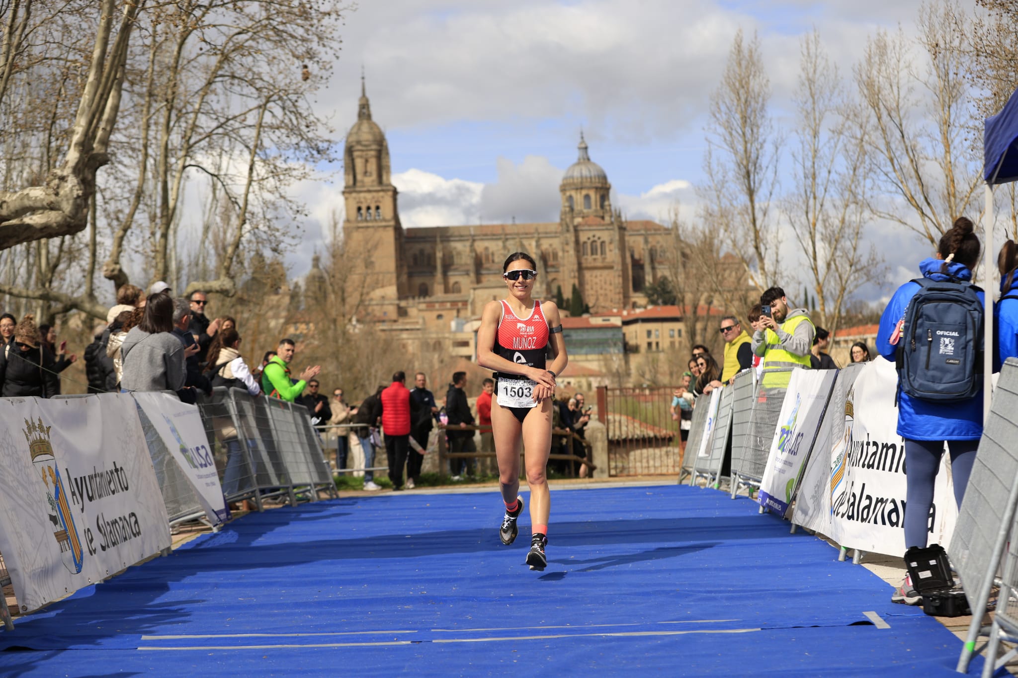 Javier Martín y Marina Muñoz, ganadores VI Duatlón Grupo Andrés en Salamanca