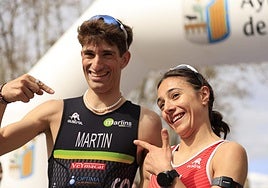 Javier Martín y Marina Muñoz, ganadores VI Duatlón Grupo Andrés en Salamanca