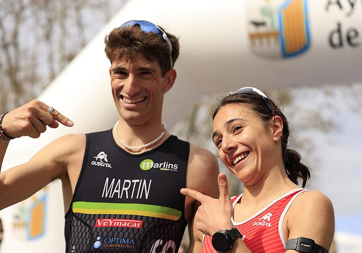 Javier Martín y Marina Muñoz, ganadores VI Duatlón Grupo Andrés en Salamanca