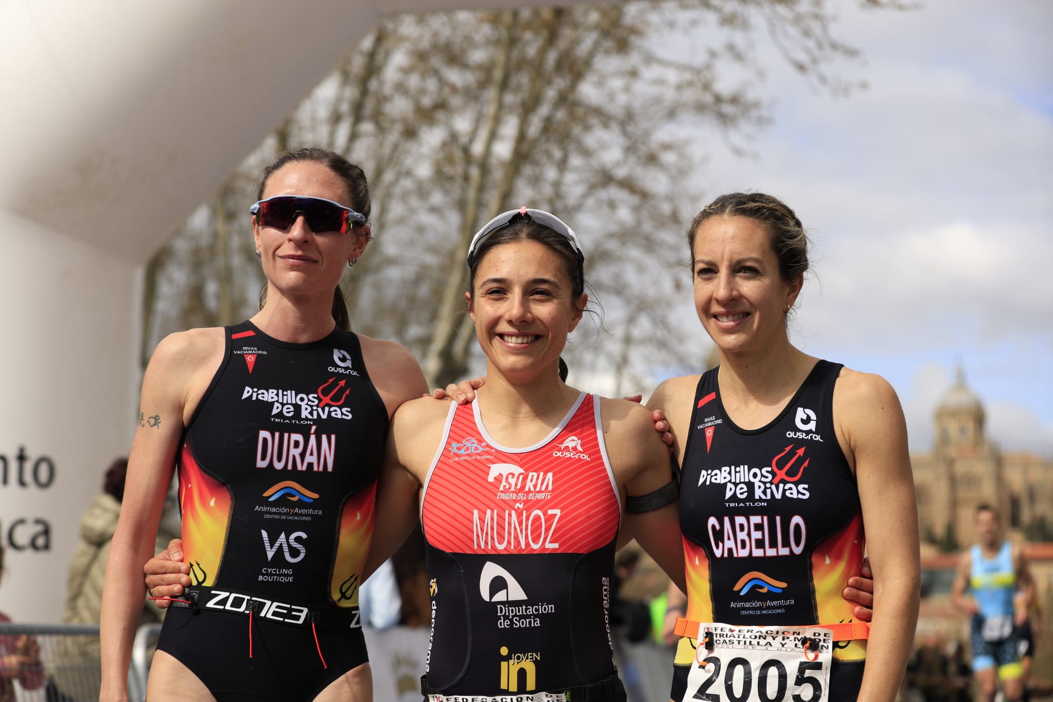 Javier Martín y Marina Muñoz, ganadores VI Duatlón Grupo Andrés en Salamanca