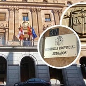 Edificio del Palacio de Justicia de Salamanca que será renovado completamente en su interior.