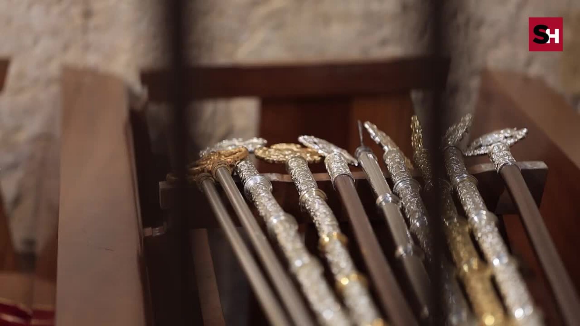 Cómo se montan los pasos de la Semana Santa de Salamanca