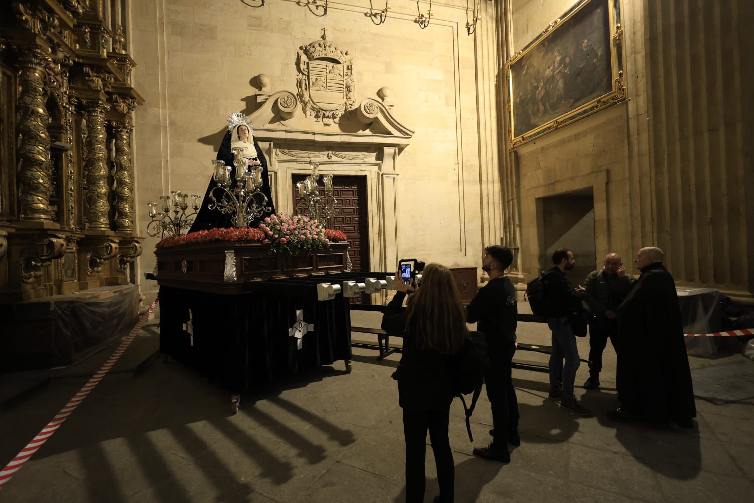 Jesús Flagelado recorre una Salamanca aterida por el frío