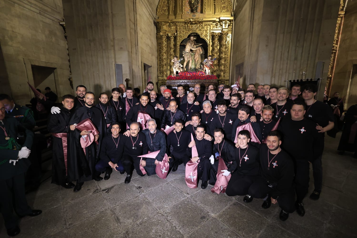 Jesús Flagelado recorre una Salamanca aterida por el frío