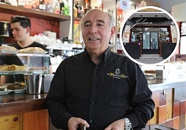 Rafa, actual dueño del bar El Julián.