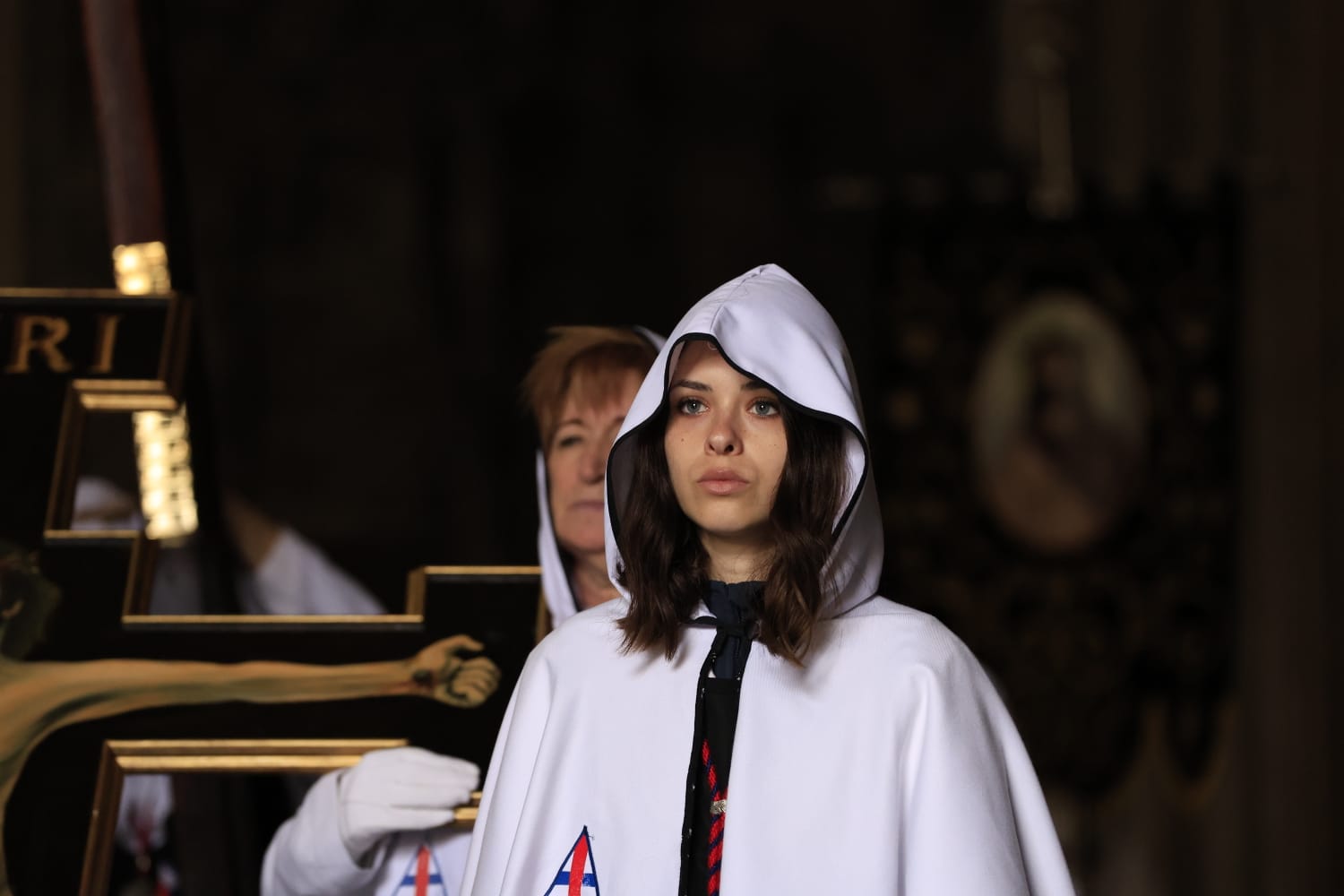 La lluvia respeta el Jueves Santo de Salamanca con el Vía Crucis desde la Catedral