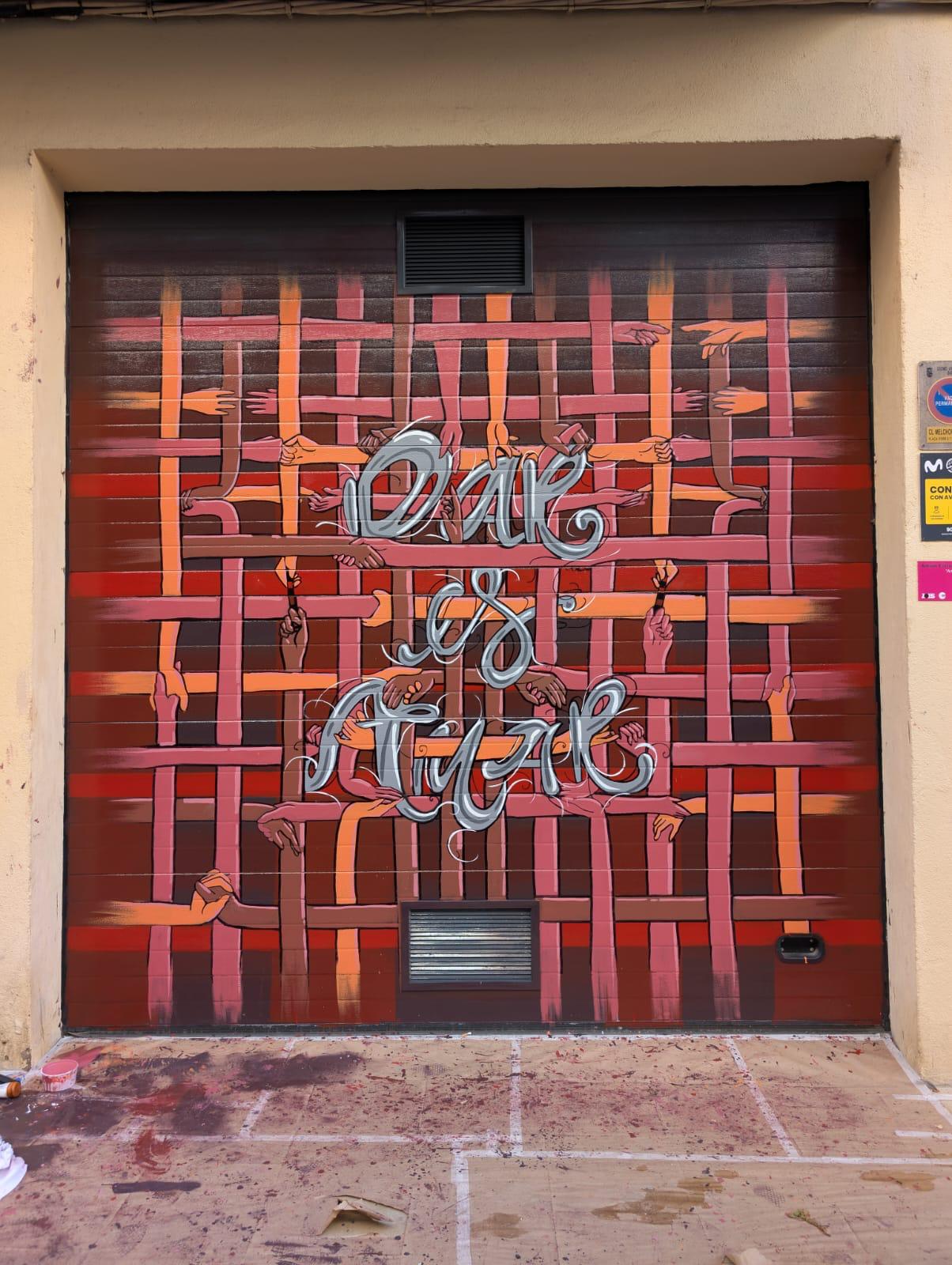 Los nuevos murales que forman parte de la Galería Urbana del Oeste en Salamanca