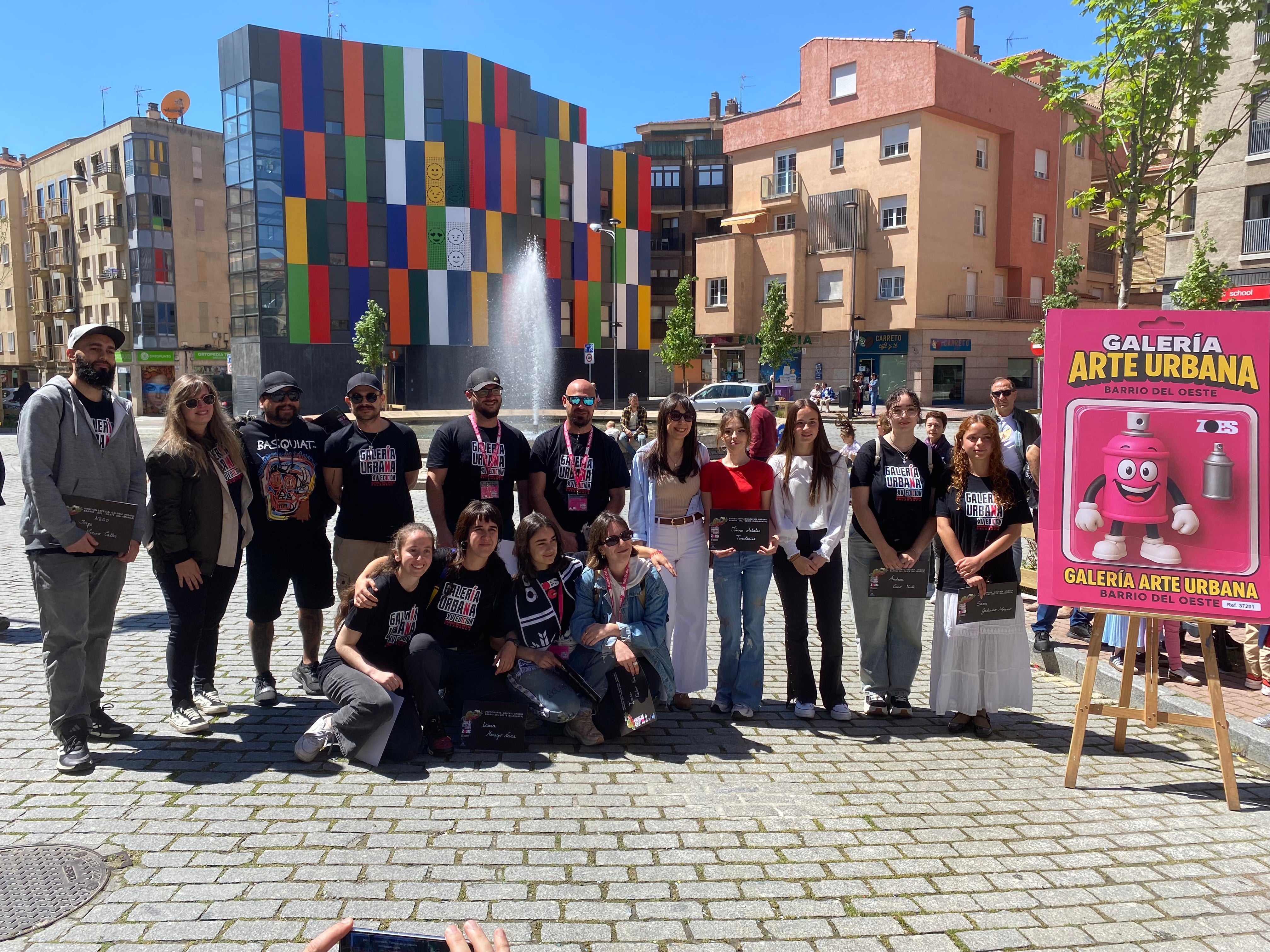 Los nuevos murales que forman parte de la Galería Urbana del Oeste en Salamanca