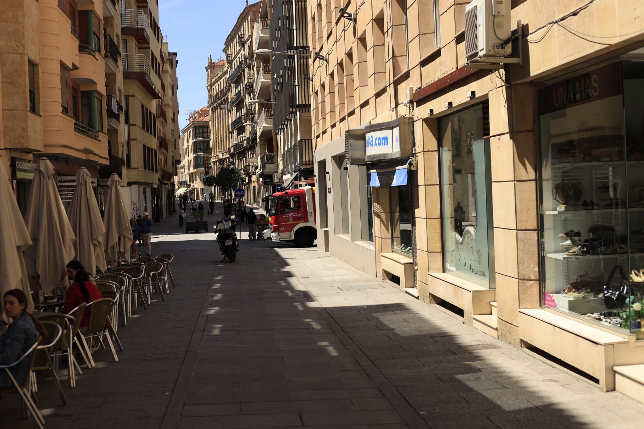 En imágenes, la Salamanca paralizada por el histórico apagón