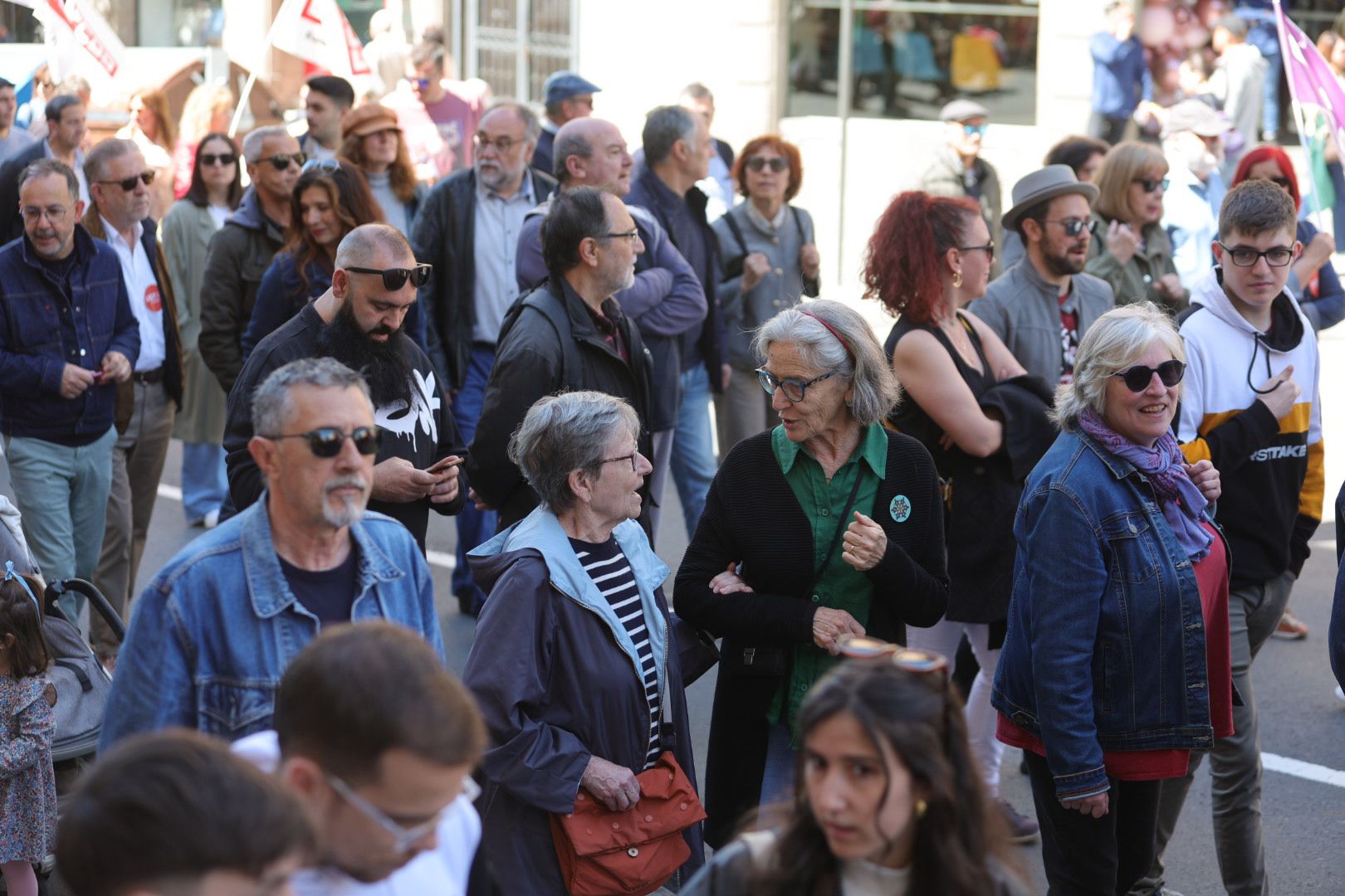 2.500 personas claman en Salamanca por los derechos de los trabajadores