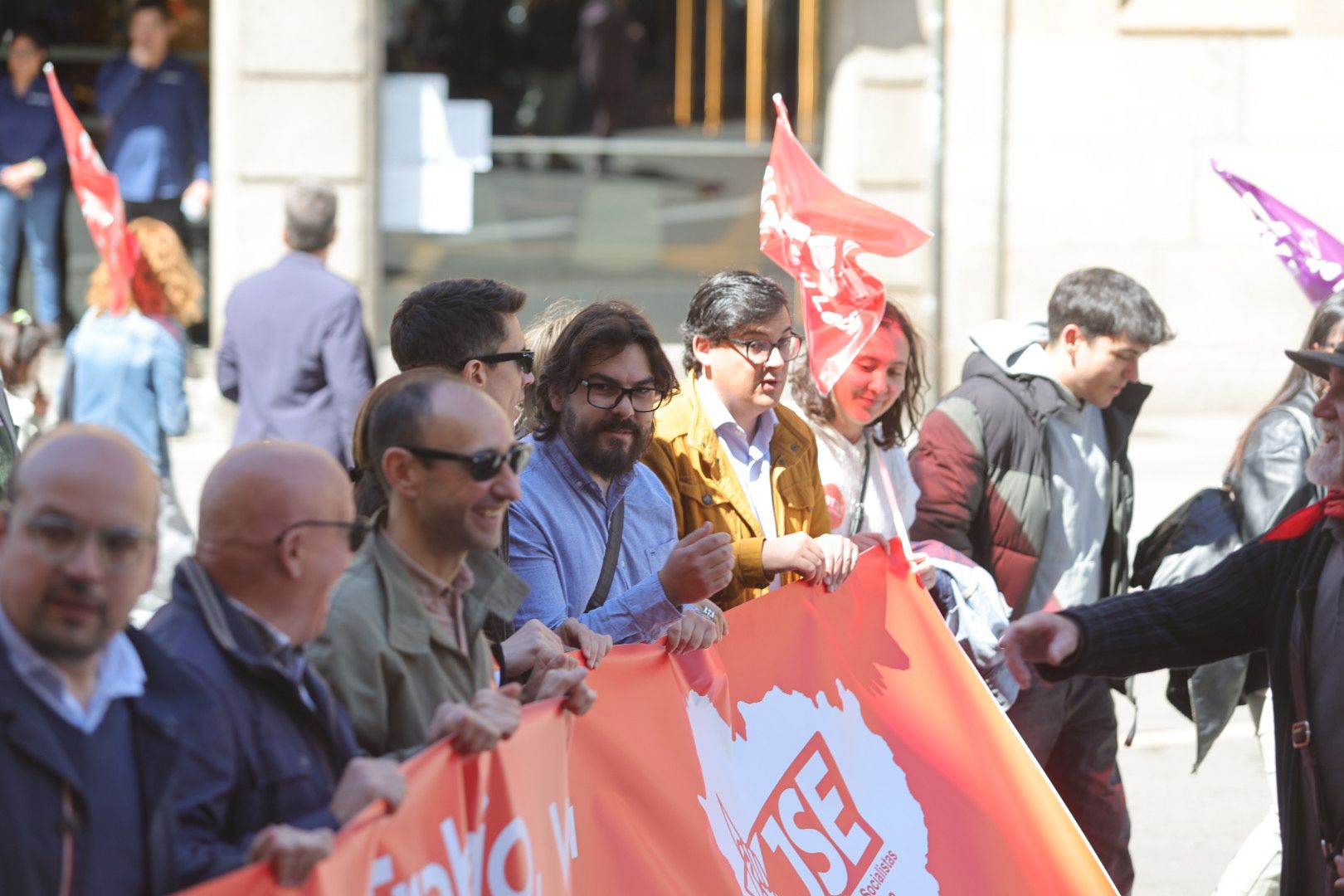 2.500 personas claman en Salamanca por los derechos de los trabajadores