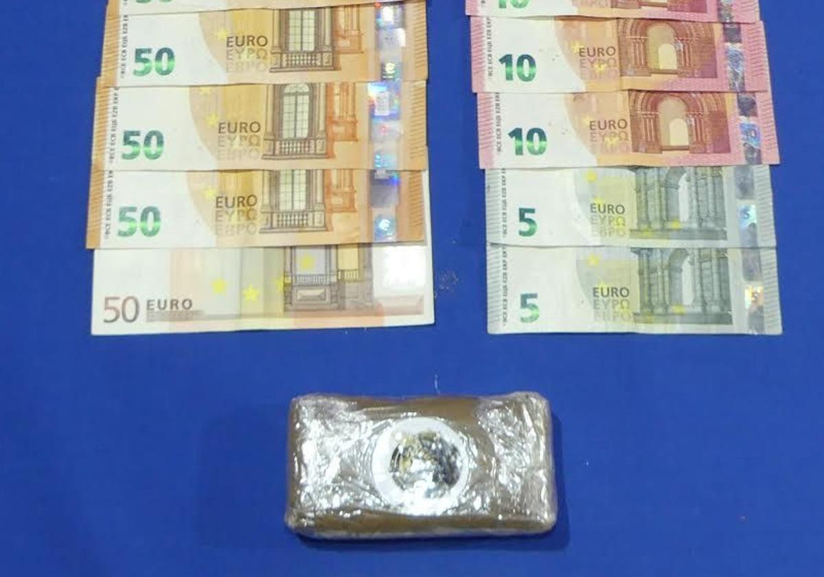 Pillados en Salamanca tres traficantes de hachís por exceso de velocidad