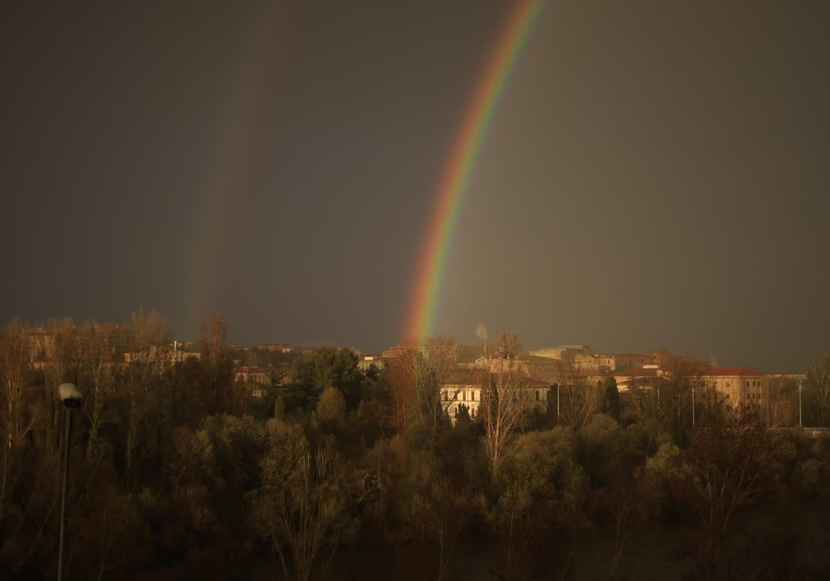 Alerta amarilla por lluvia, granizo y viento en Salamanca