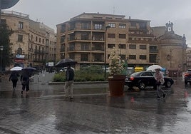 Lluvia en Salamanca