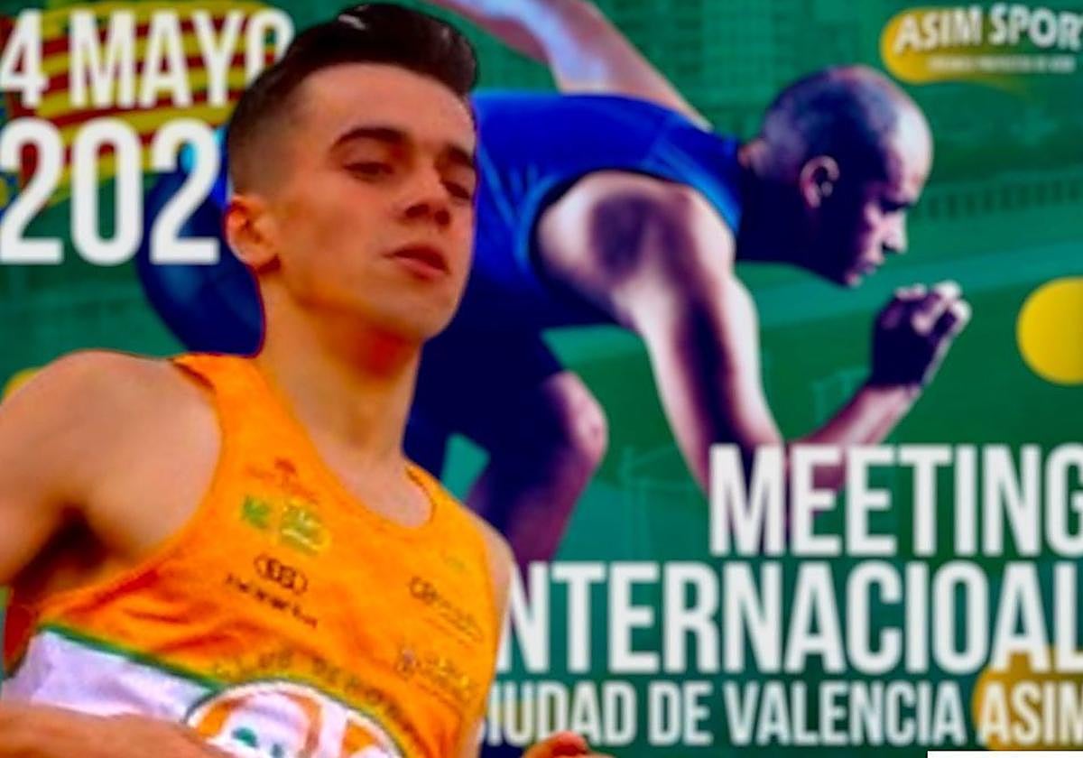 Diego Ruiz en el cartel promocional del Meeting Internacional Ciudad de Valencia