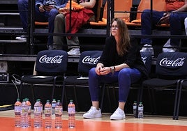 Montañana observa a su equipo este domingo en La Fuente de San Luis