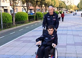 Moisés y Pablo durante la entrevista