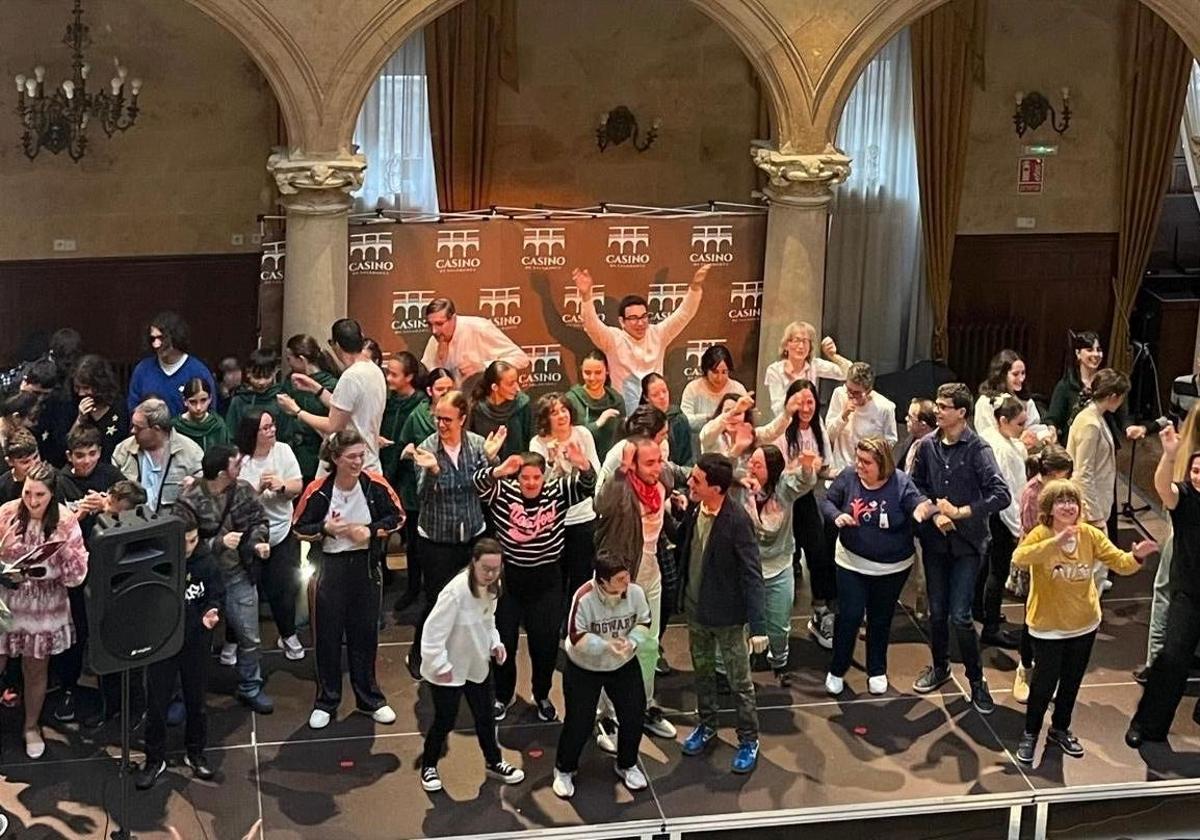 Participantes en la I Gala Inclusiva de Talentos de la UPSA.