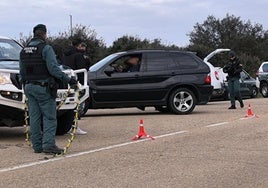 Dispositivo de la Guardia Civil en Alba de Tormes.