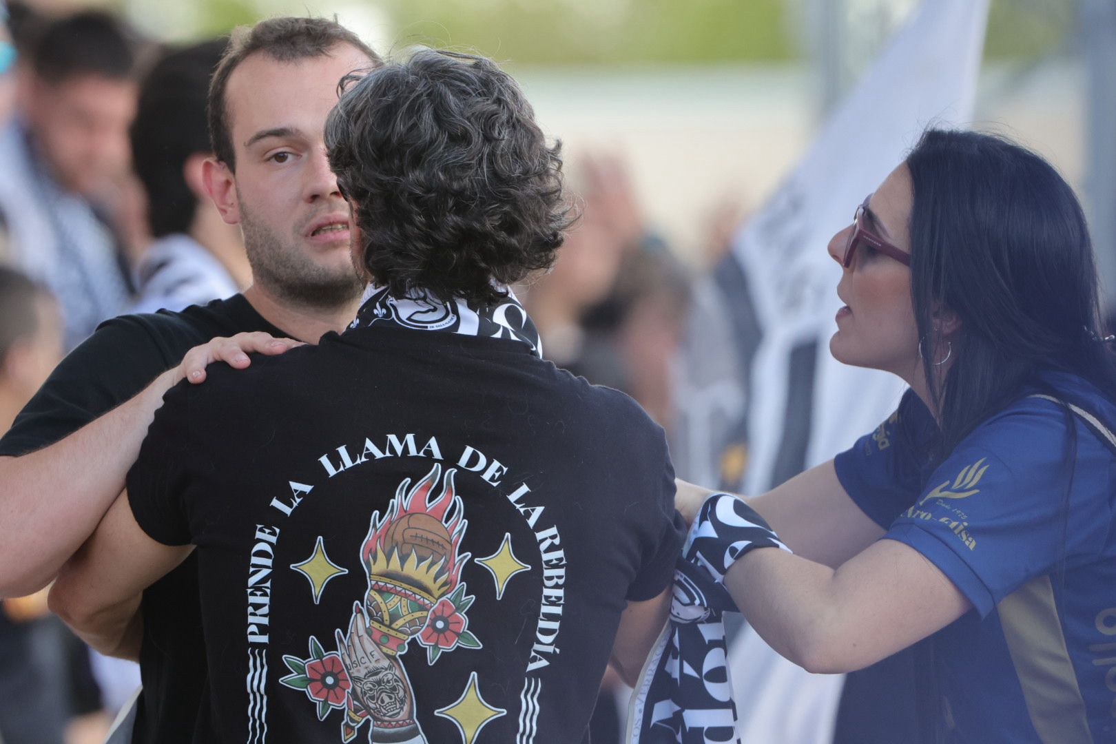 Unionistas-Tarazona en la grada: llenazo, desmayo y una afición volcada