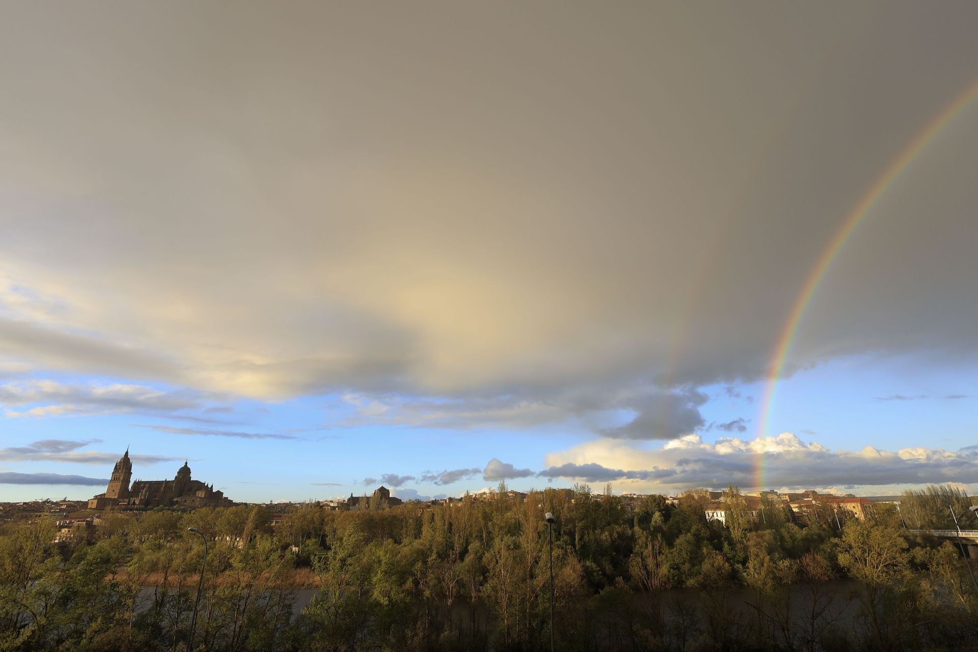 Tormentas sobre Salamanca a partir de este lunes.