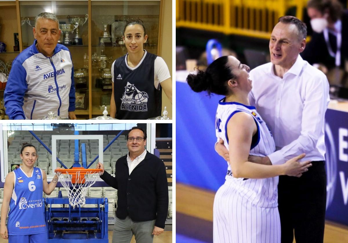 El presidente y sus grandes entrenadores encumbran la figura de Silvia Domínguez