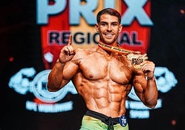 El culturista Rober Fernández.