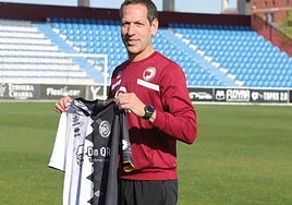 Acciari, en su llegada a Unionistas de Salamanca