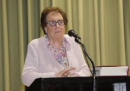 La profesora trinitaria María Teresa Cuesta, más conocida como Sorma.