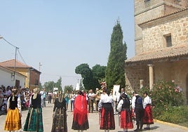 Actos durante las fiestas de Negrilla de Palencia en una imagen de archivo.