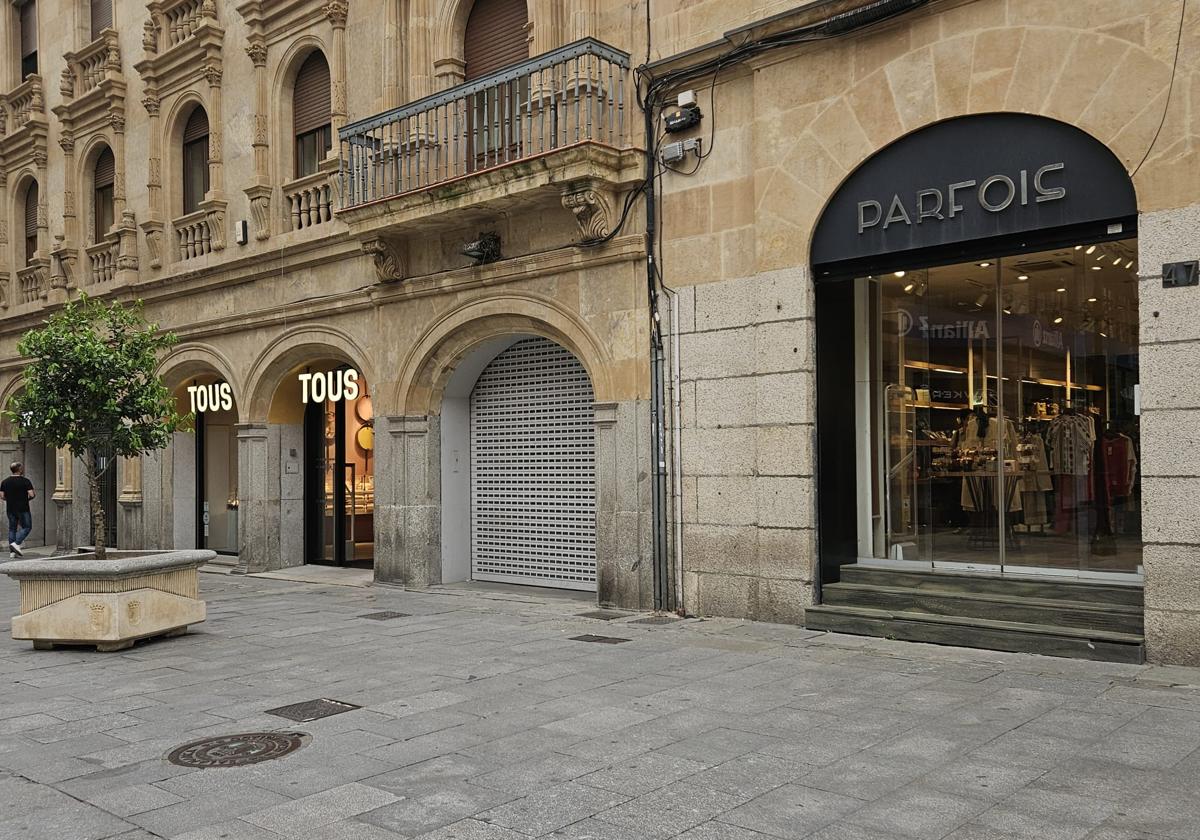 Cierra otra tienda en la calle más comercial de Salamanca