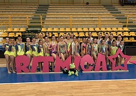 Las representantes del club de Salamanca.