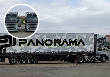 Cuatro camiones de Panorama llegan a una Salamanca que no espera lluvia esta tarde