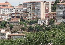 Estado de la muralla de Béjar.