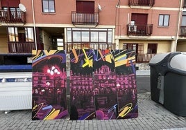 La obra de Daniel Martín, en la basura.