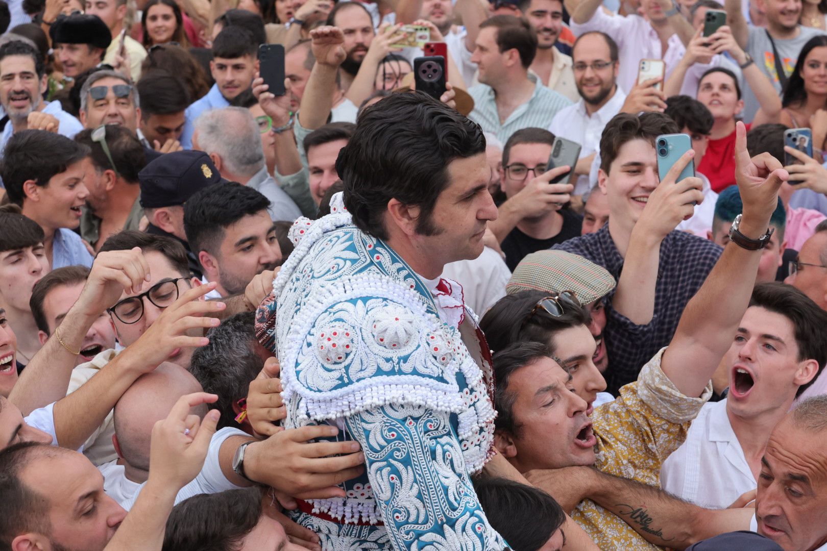 La histórica puerta grande de Morante en La Glorieta, en imágenes