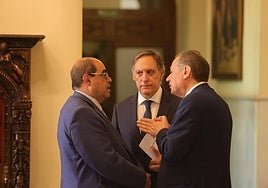 Carlos García Carbayo, Fernando Carabias y Fernando Rodríguez