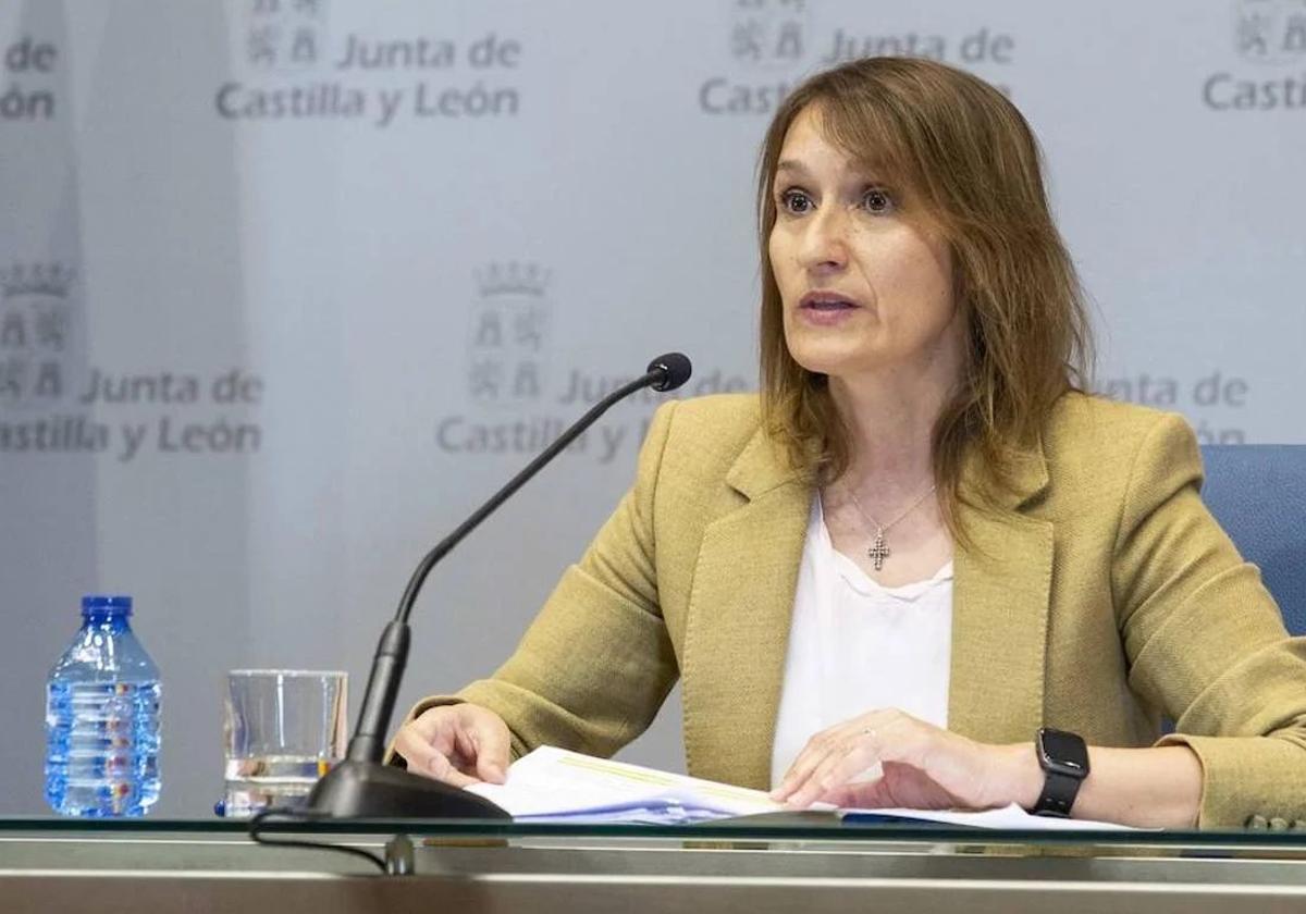 Rocío Lucas, consejera de Educación de la Junta de Castilla y León.