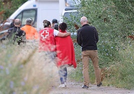 Familiares y amigos del menor desaparecido