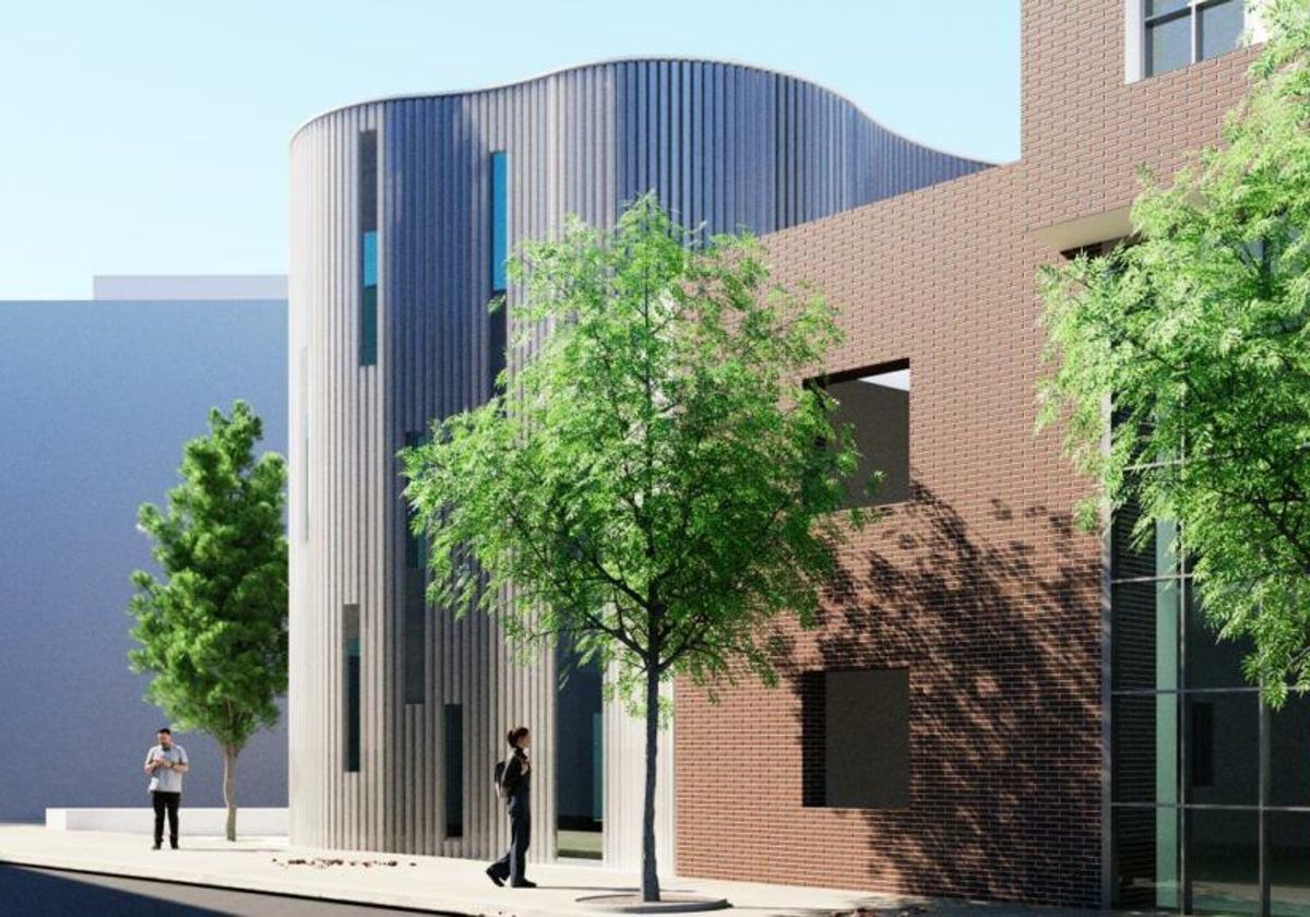 Aspecto que tendrá el nuevo centro de salud cuando finalice la ampliación.