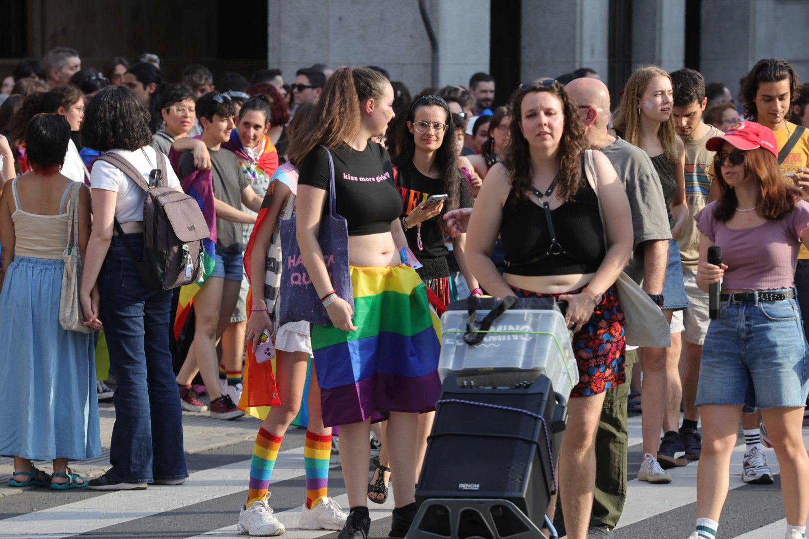Salamanca marcha por los derechos LGTB+ en una manifestación cargada de reivindicación