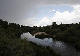 Una de las islas fluviales del río Tormes a su paso por Salamanca.
