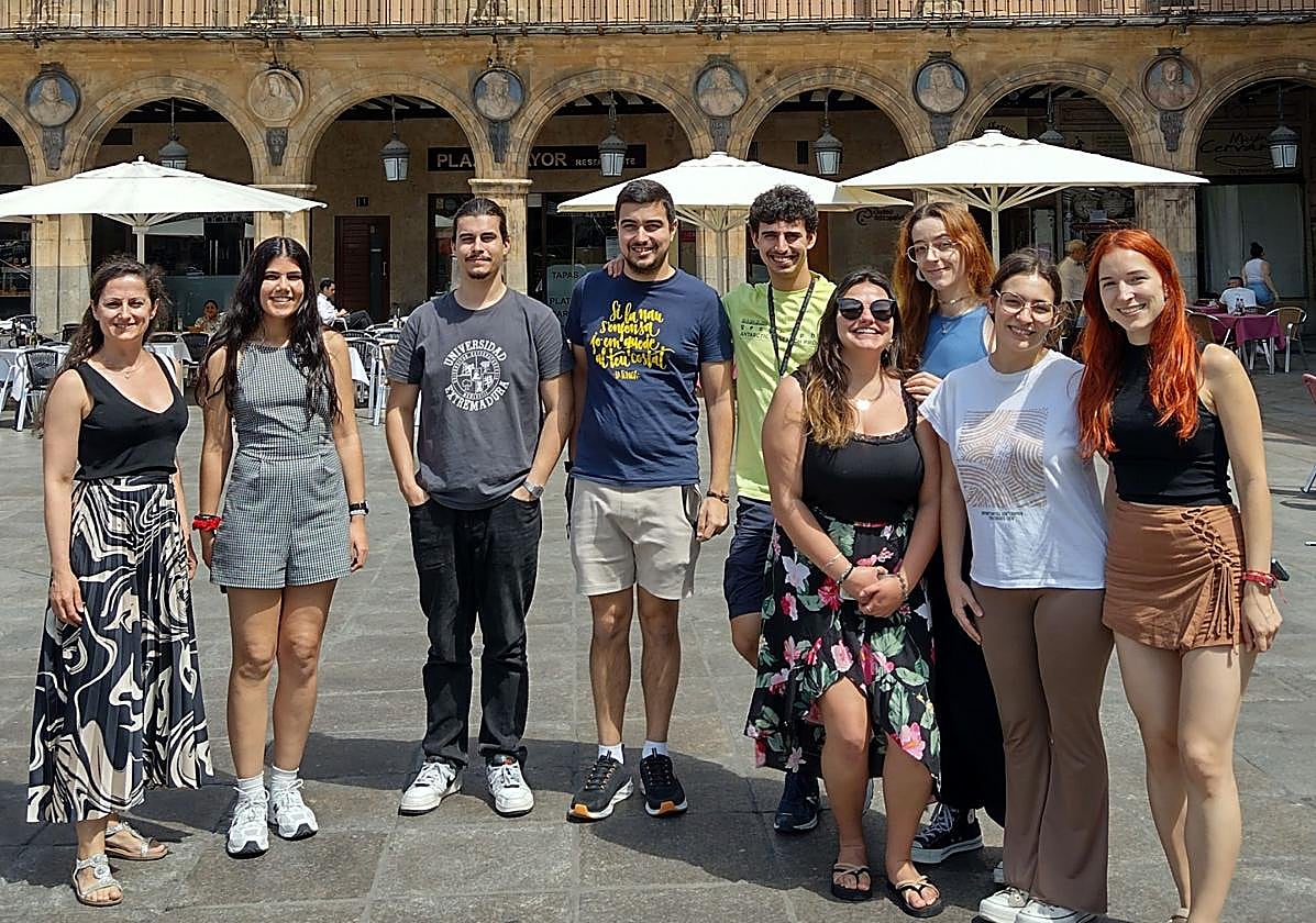 El grupo dirigido por Sandra Blanco.