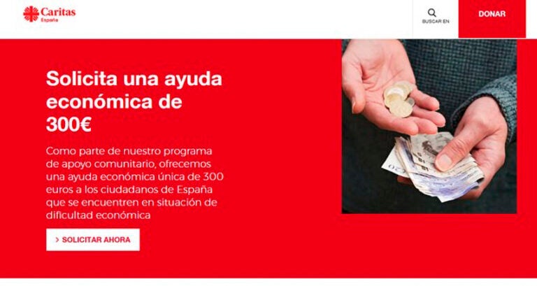 La página web a la que dirige la publicación en Facebook