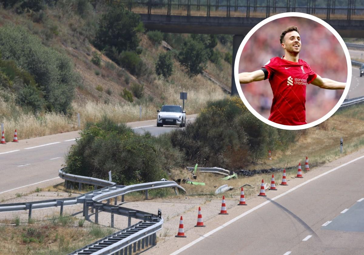 Accidente de Diogo Jota: una autovía conflictiva, el reventón de una rueda y un coche envuelto en llamas
