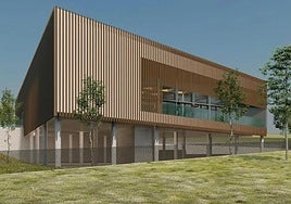 Aspecto exterior de cómo quedará el Centro de Transferencia del Conocimiento.