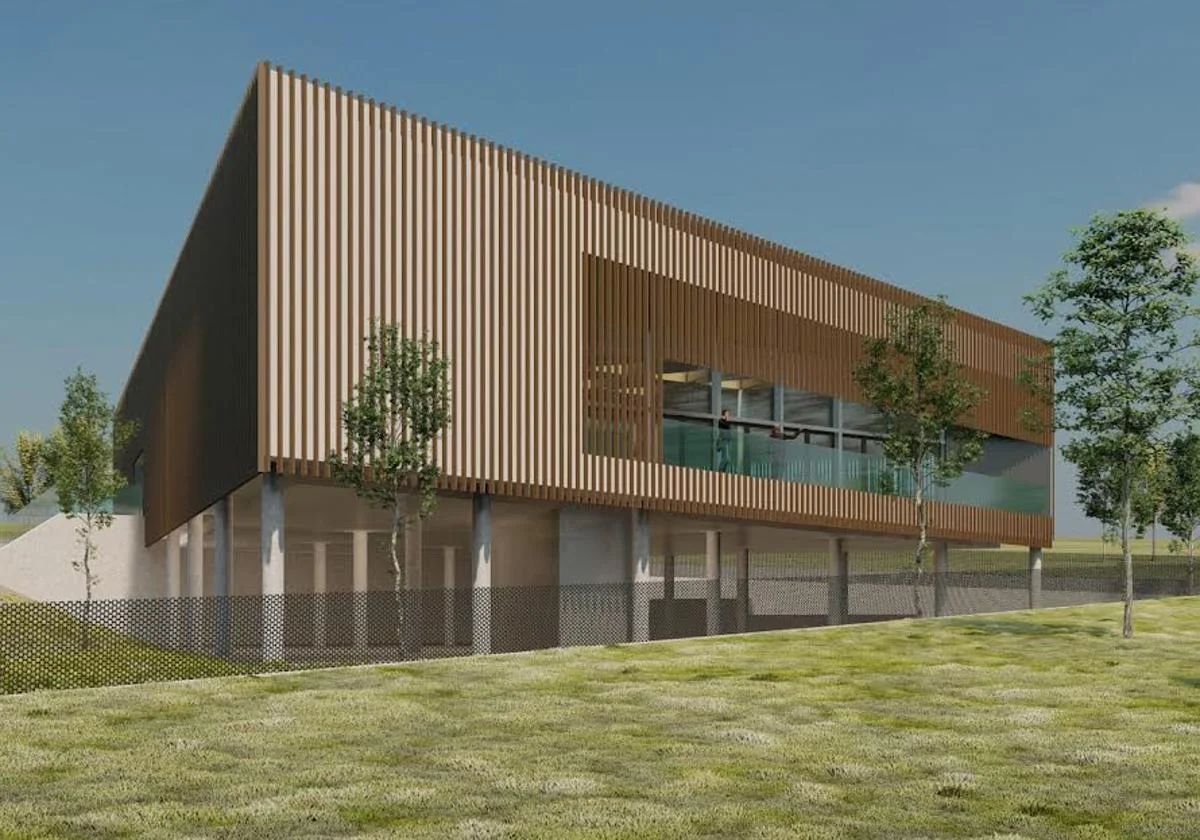 Aspecto exterior de cómo quedará el Centro de Transferencia del Conocimiento.