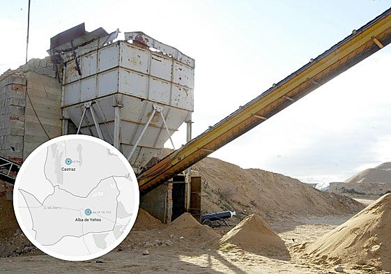 La mina en dos pueblos de Salamanca que extraerá arena y guijarros del Cuaternario