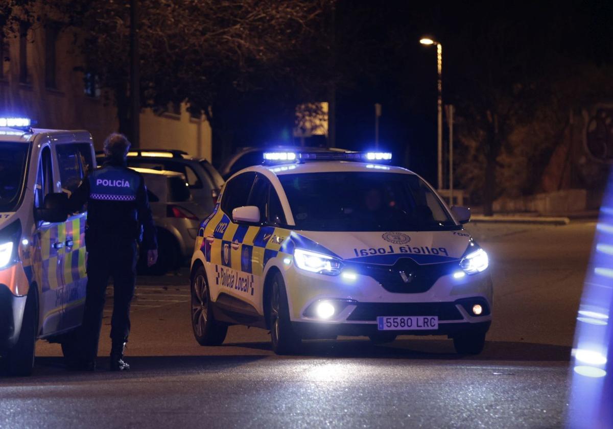 Coche de la Policía Local en Salamanca.